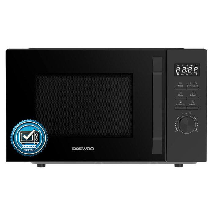 Microondas Daewoo Md-Fc206sb  En Solitario, 20 L, 700 W De Potencia, 8 Programas Automáticos, 5 Niveles De Potencia, Temporizador, Color Negro