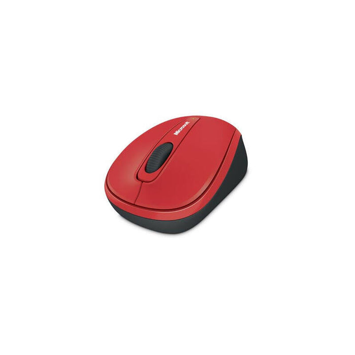 Microsoft Ratón Móvil Inalámbrico 3500 Edición Limitada Ratón 2.4 Ghz Rojo Llama Satinado