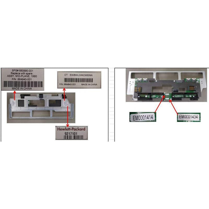Midplane For Hpe Apollo 4510  Gen10 System