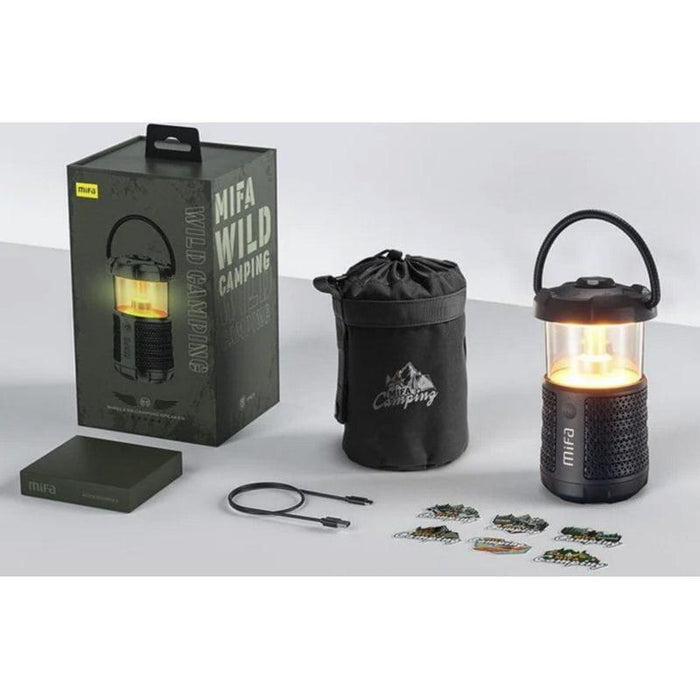 Mifa Wild Camping Bluetooth Linterna Led  Altavoz Portátil Negro