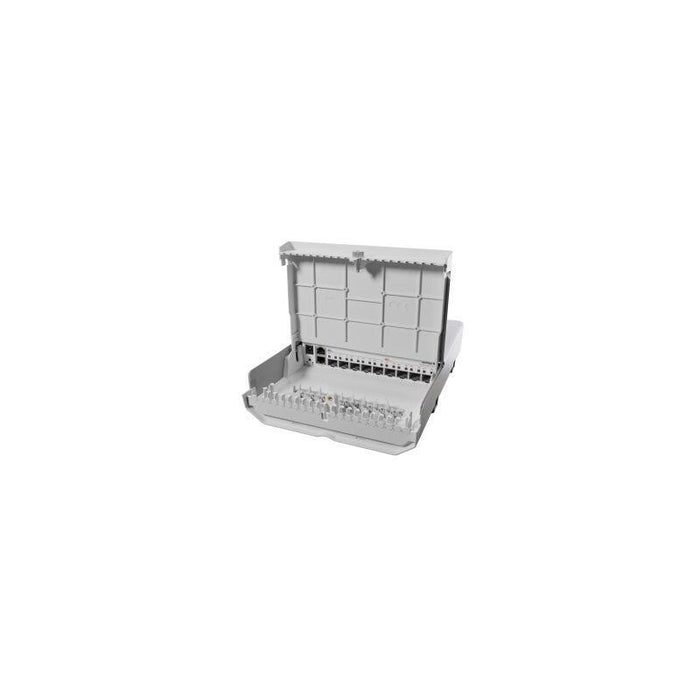 Mikrotik Crs310-1g-5s-4s+Out (Netfiber 9) Switch De Exterior Con Cpu Armv7 800 Mhz, 256 Mb Ram, 4x Sfp+, 5x Sfp, 1x Gb (Poe-In)