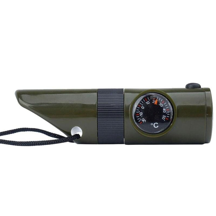 Mil-Tec Silbato De Supervivencia 6 En 1 Oliva