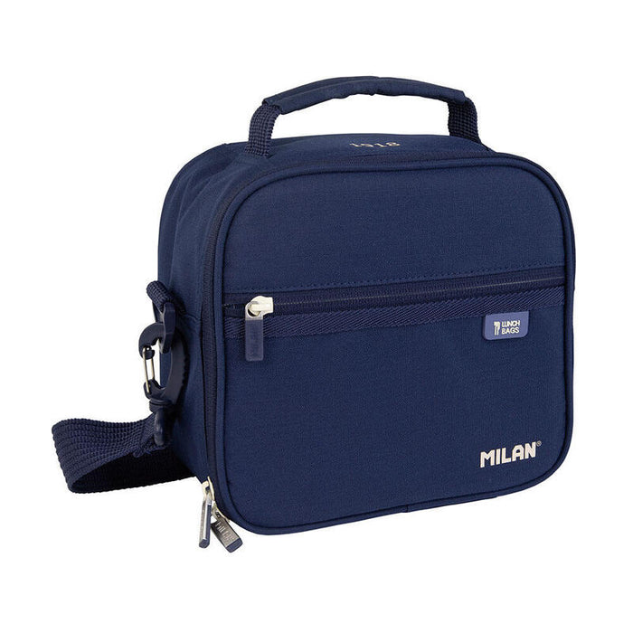 Milan Bolsa Isotérmica Porta Alimentos Con 3 Recipientes 3,5l Serie 1918 Azul Marino
