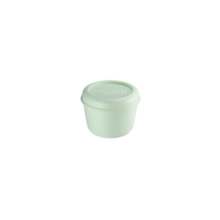 Milan Coleccion 430 Fiambrera Redonda 0.25l - Apta Para Microondas, Lavavajillas Y Congelador - Libre De Bpa - Medidas