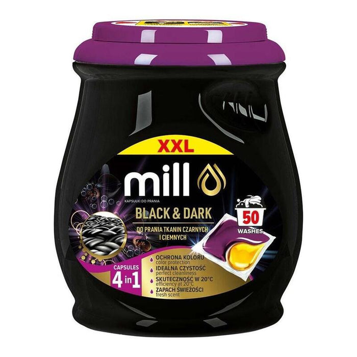 Mill Cápsulas Para La Colada Black&Dark, 50 Unidades, 3k.S