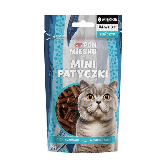 Pan Miesko Przysmak Dla Kota Mini Patyczki Tunczyk 50g