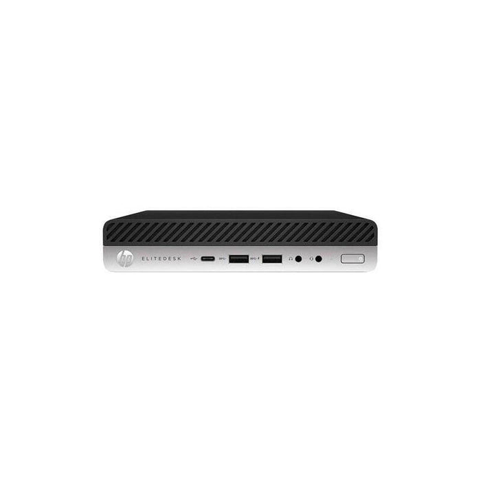 Ordenador Reacondicionado Mini Hp Elitedesk 800 G3 I5 7th 8gb 256gb M2 Win 10 Pro Sin Cable Trébol Wifi+Antena