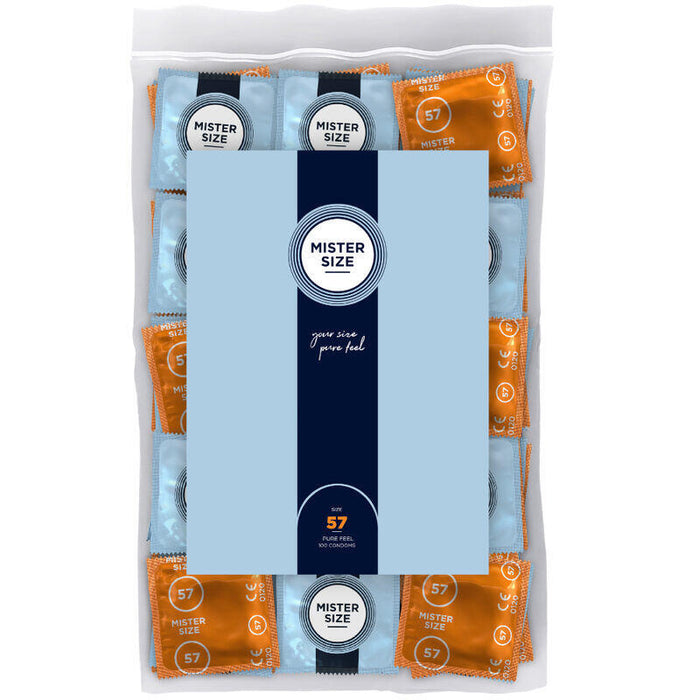 Mister Size - Preservativos Talla L 57 Mm (100 Unidades)