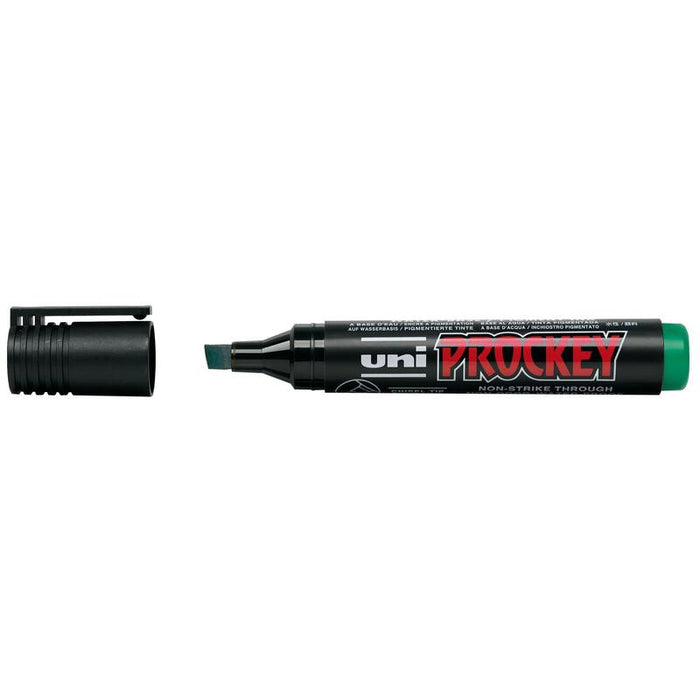 Mitsubishi Marker Uni Prockey Keilspitze Verde