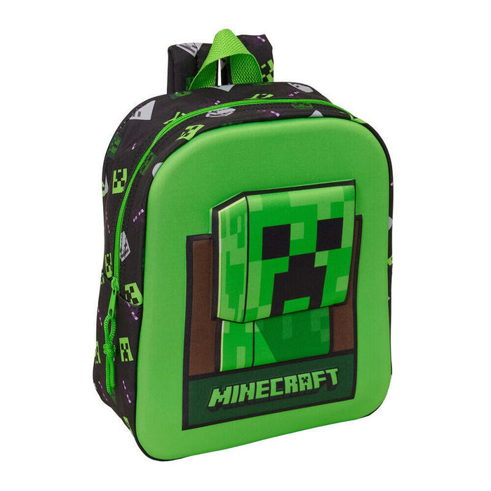 Mochila 3d Minecraft 27cm