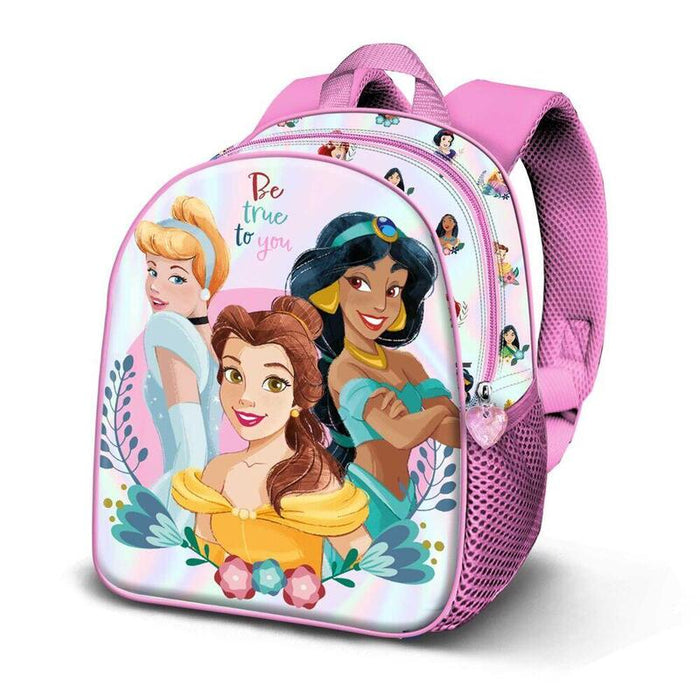 Mochila 3d Princesas Disney 31cm