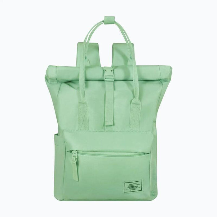 Mochila American Tourister Urban Groove Pastels Con Cierre Enrollable, Color Verde Pastel