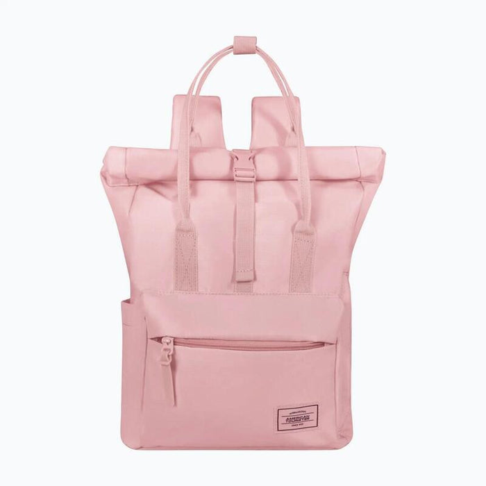 Mochila American Tourister Urban Grooves Pastels Con Cierre Enrollable En Rosa Pastel