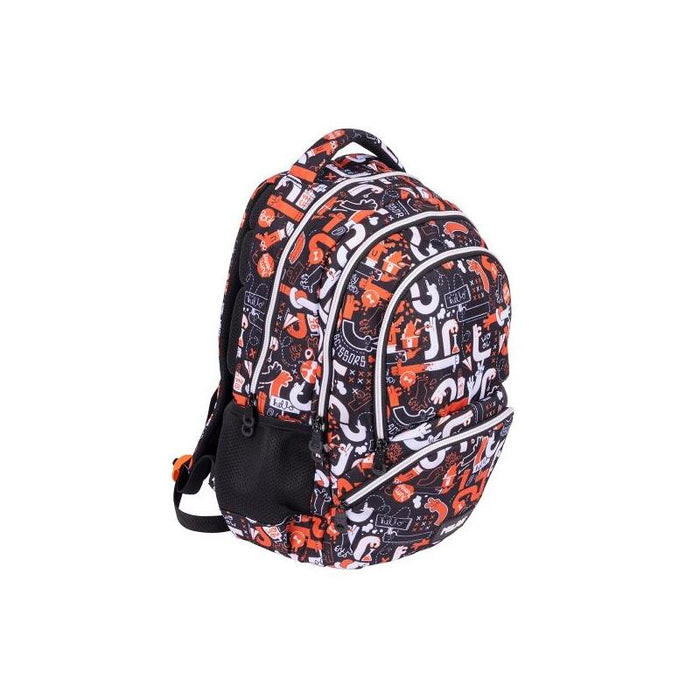 Mochila  Milan Fingers Escolar 25l Compartimento Interior Para Portatil - 4 Cremalleras