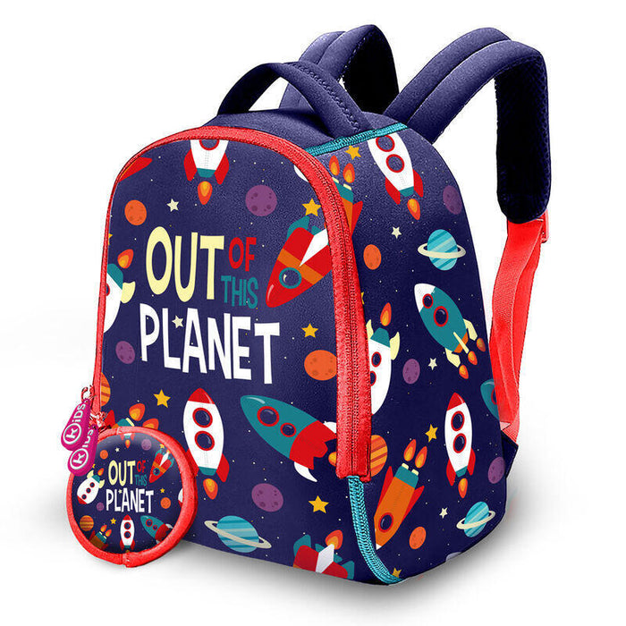 Mochila + Monedero Out Planet Neopreno 25cm
