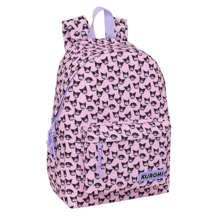 Mochila Portatil Kuromi Hello Kitty 43cm