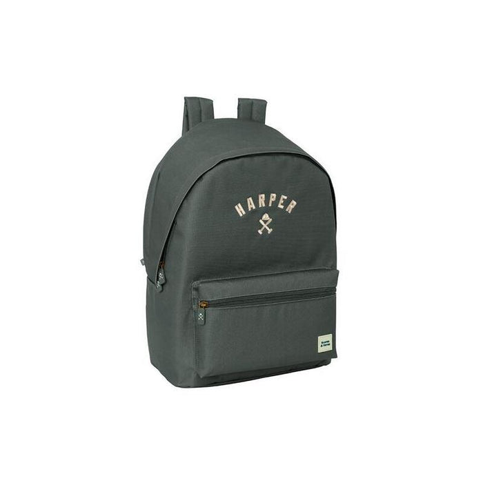 Mochila  Safta Doble Para Portatil 15,6"+Usb Harper & Neyer "Grey"