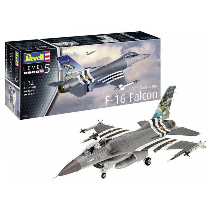Model De Plástico Avión 50th Anniversary F-16 Falcon 1/32