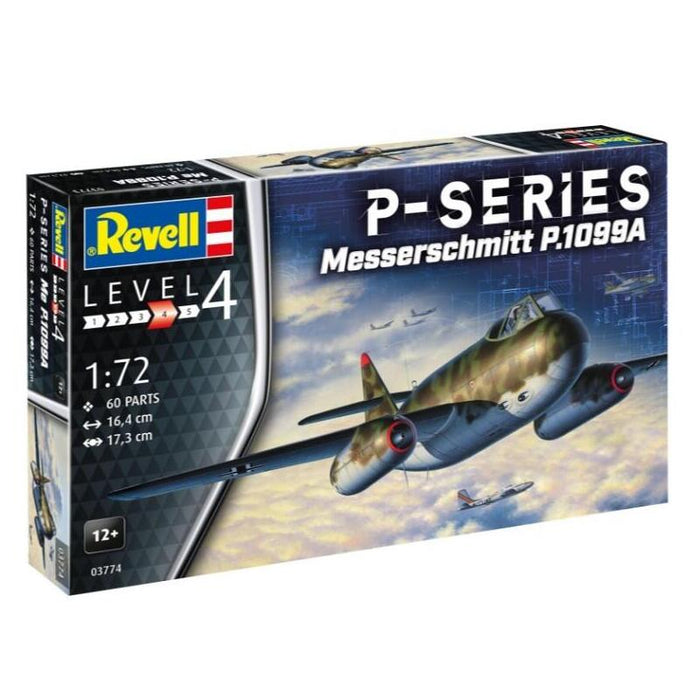 Model De Plástico Avión Messerschmitt P.1099a-P-Ser 1/72