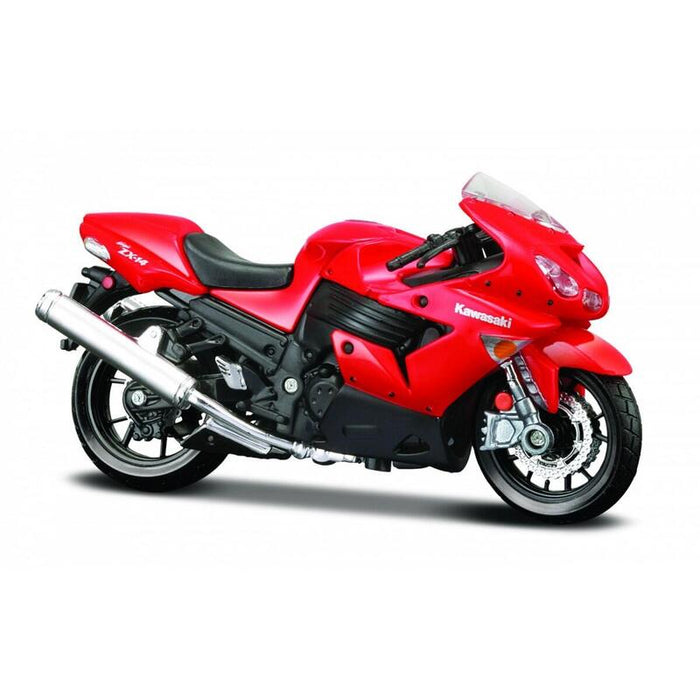 Model Motocykl Kawasaki Ninja Zx -14 Z Podstawka 1/18