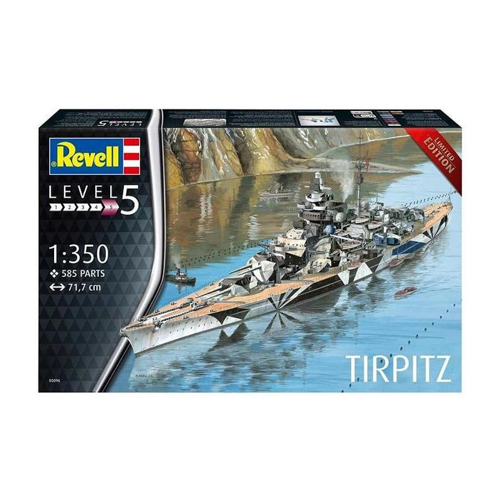 Model Plastikowy Statek Tirpitz 1:350