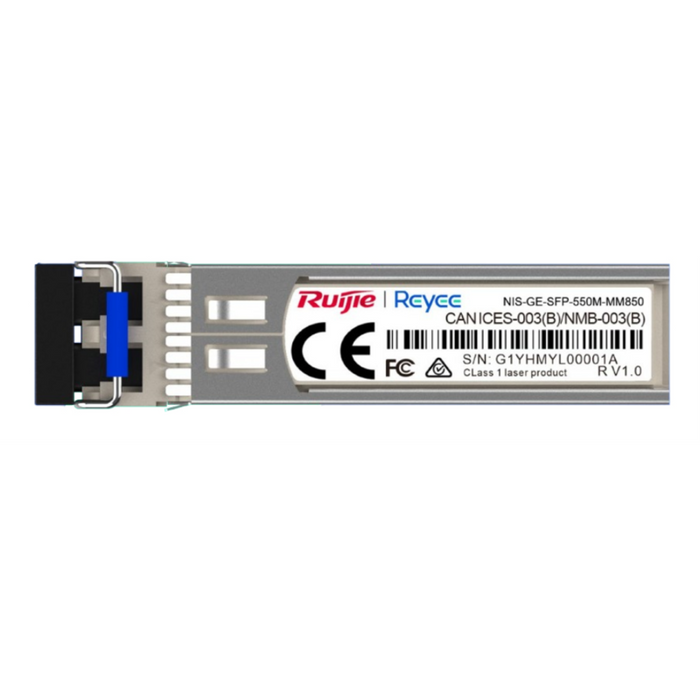 Modulo Transcept Ruijie Reyee 850nm Fibra Multimodo Conector Lc