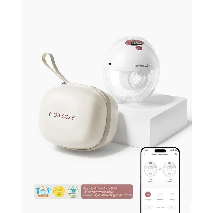 Momcozy M5 Extractor De Leche Con Control Mediante Aplicación  Set Individual Rojo