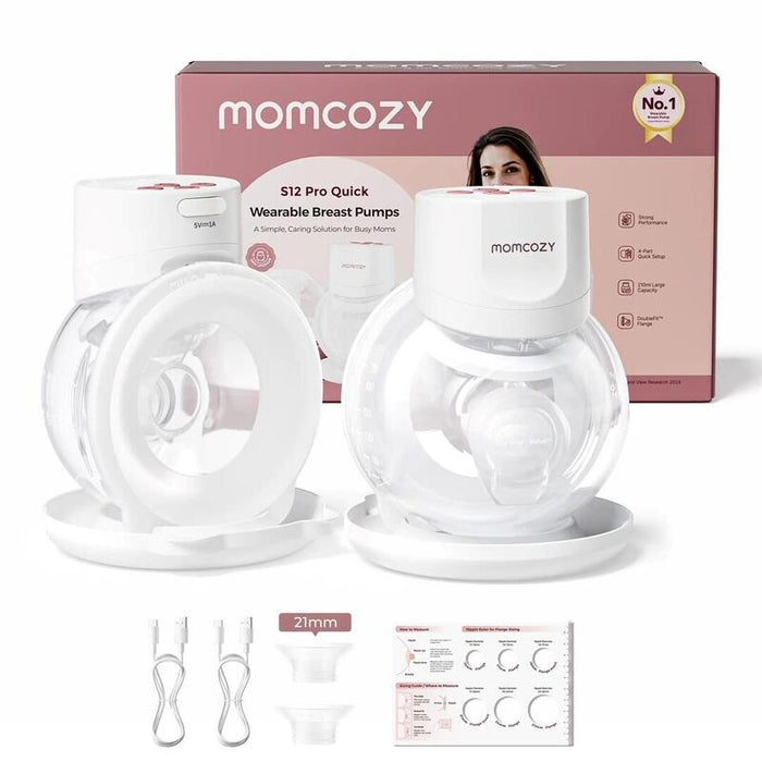 Momcozy S12 Pro+ Extractor De Leche Doble Eléctrico Blanco