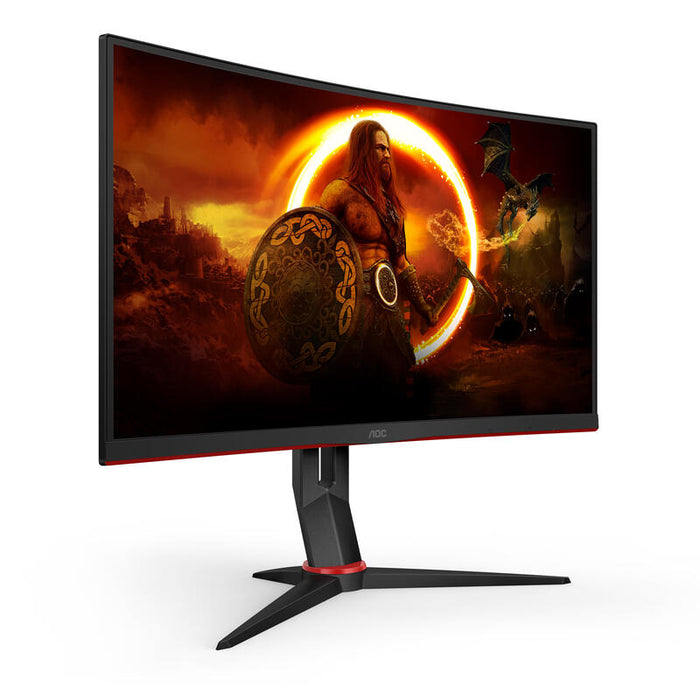 Monitor Aoc 27" Cq27g2u/Bk 16:09 Hdmi+Dp+Usb