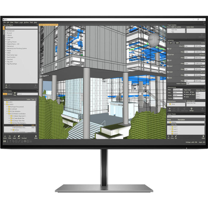 Monitor Hp Z24n G3 Workstation,24'',61cm/24"  Ips,1920x1080,5ms,Dp,Hdmi,3 Años Car