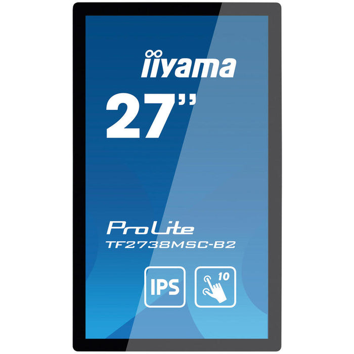 Monitor Iiyama 27 Pl Tf2738msc-B2 Ips Touch 16:9 Dvi Hdmi Dp Usb 5ms Sp