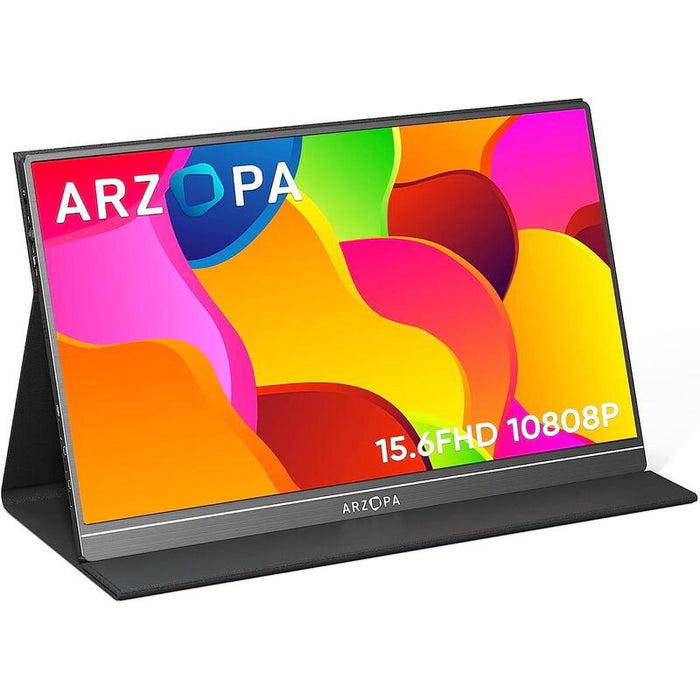 Monitor Portátil Arzopa S1 Table De 15.6" 1080 Fhd Ips Con Hdmi Usb C Para Pc Mac Ps5 Nintendo Switch