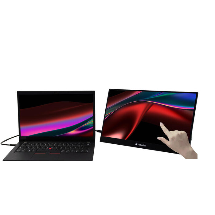 Monitor Portátil Táctil Verbatim Pmt-17-4k 17.3' 4k Negro