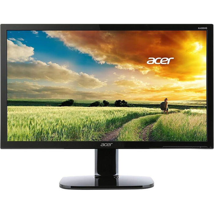 Monitor Reacondicionado  Acer 21.5"  Led 1920x1080 5ms Ka220hq  Hdmi Vga Black  1 Año De Garantia