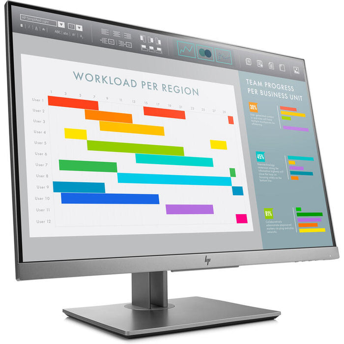 Monitor Reacondicionado Hp 24 E243i Elitedisplay Ips  5ms, 1000:1, Hdmi, Vga, Dp, Silver 1 Año De Garantia