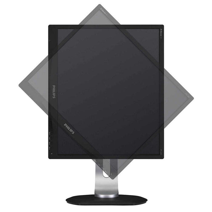 Monitor Reacondicionado Philips 19" 19p4qyeb/00 Wled, Contraste 1000:1, 5 Ms, Vga), Color Negro Regulable Altura 6 Meses De Garantia