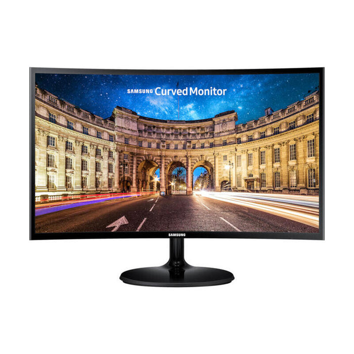 Monitor Reacondicionado Samsung 27" Lc27f390fhuxen Curvo  250 Cd/M 3000:1, 4 Ms Hdmi  D-Sub 15 Pines 1 Año De Garantia