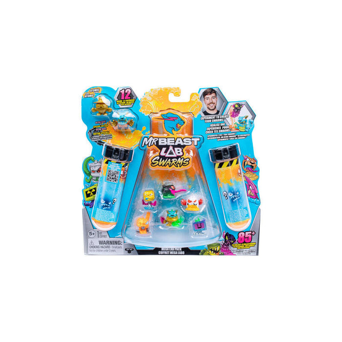 Moose Toys Mrbeast Lab Swarms S2 Mega Lab 12 Pack - Sort 3, Figuras De Juguete, Artículos Surtidos 24751