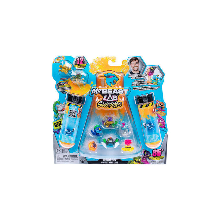 Moose Toys Mrbeast Lab Swarms S2 Mega Lab 12 Pack - Tipo 1, Figuras De Juguete, Artículos Surtidos 24749
