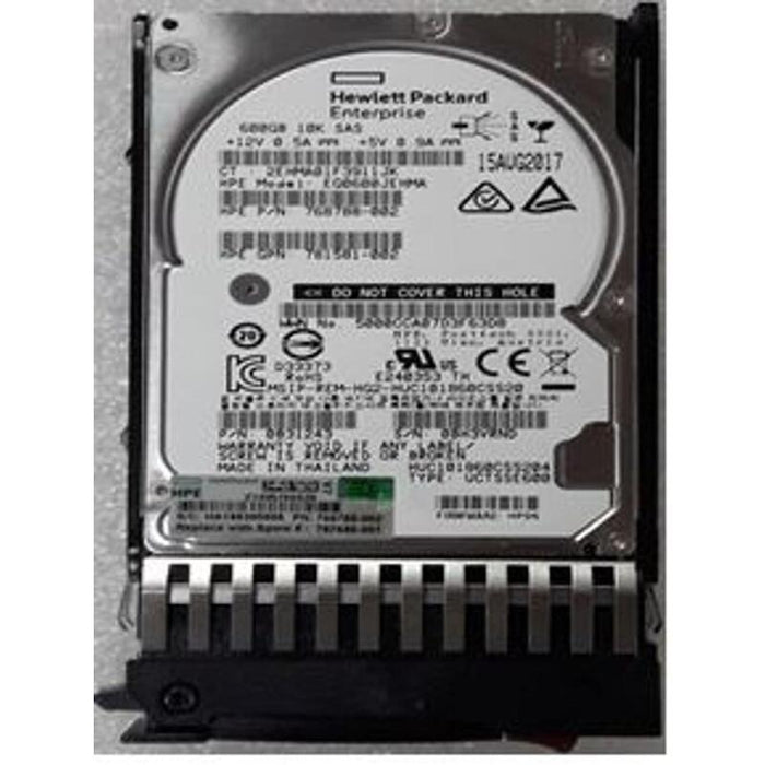 Msa 600gb 12g Sas 10k 2.5in Shipping New Sealed Spares