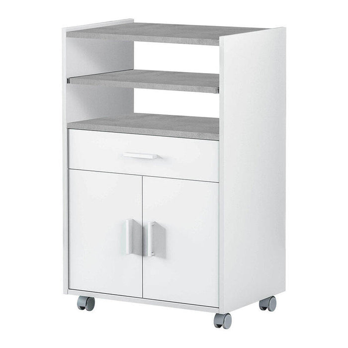 Mueble Microondas 1cajón + 2puertas 59 X 40 X 92 Cm Tidy