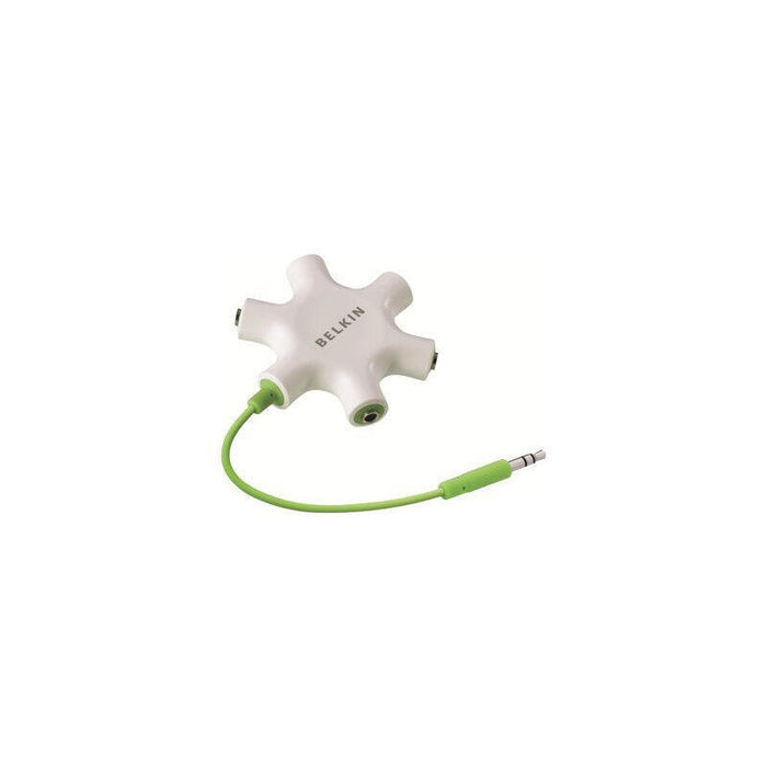 Multi Headphon Split 5 X 3,5mm F8z274bt, Green,White, 1x