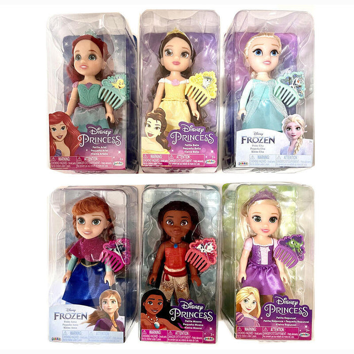 Muñeca Pack De 4 Unidades Princesas Disney 15cm Surtido