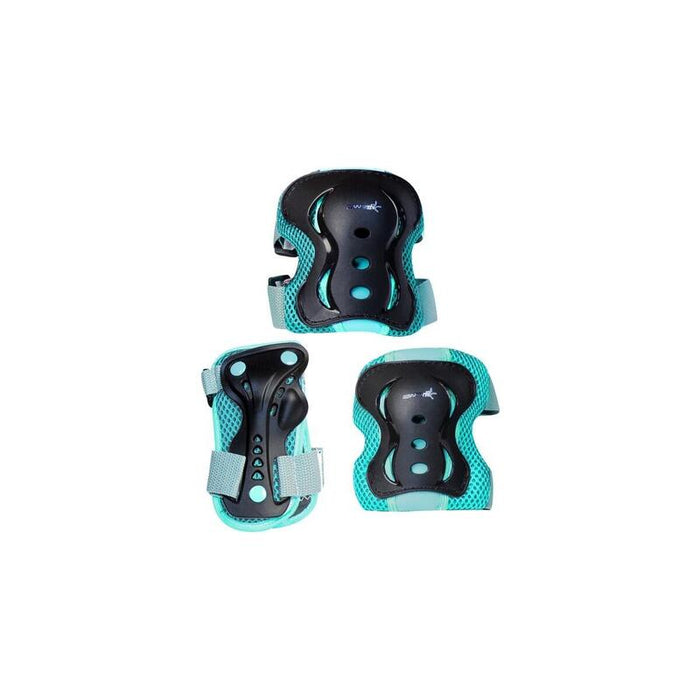 Conjunto De Protectores Muuwmi Turquesa, Talla M 4260341185576.0