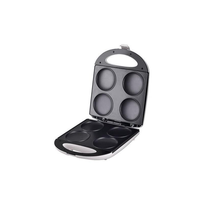 Muvip Crepera 1400w - Capacidad Para 4 Arepas De 10cm Aprox. - Recubrimiento Antiadherente - Asa Tacto Frio