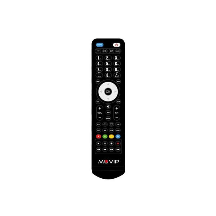 Muvip Mando A Distancia 4 En 1 Universal - Programable - Aprendizaje Desde El Mando Original - Negro