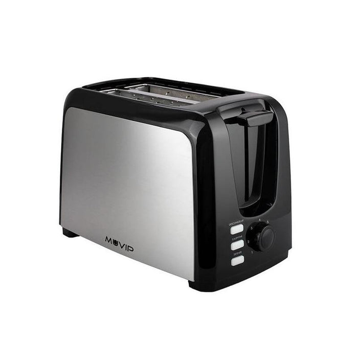 Muvip Mv0621 Tostadora De Pan 750w - Capacidad Para 2 Rebanadas - 7 Niveles De Tostado - Boton De Cancelacion - Funcion