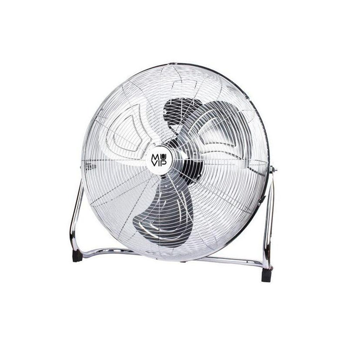 Muvip Ventilador Industrial De Suelo - 140w - 3 Velocidades - Plata