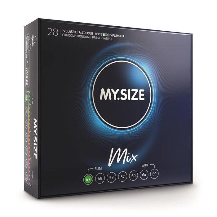 My Size - Mix Preservativos 47 Mm 28 Unidades