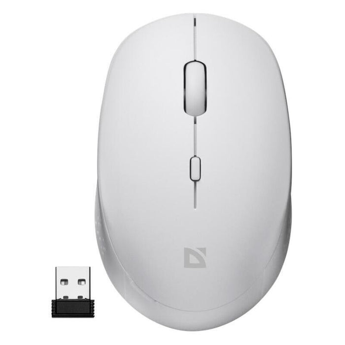 Mysz Bezprzewodowa Silent Click Auris Mb-027 800/1200/1600 Dpi Biala